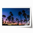 Extra large rolled print of San Diego scenery with vibrant floral elements, ideal for dining room wall art.