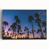 Black and white photo of the San Diego skyline on large stretched canvas, suitable for kitchen wall art.