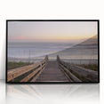 Large abstract wall art featuring a dynamic blend of swirling blue and gray tones on a framed acrylic.