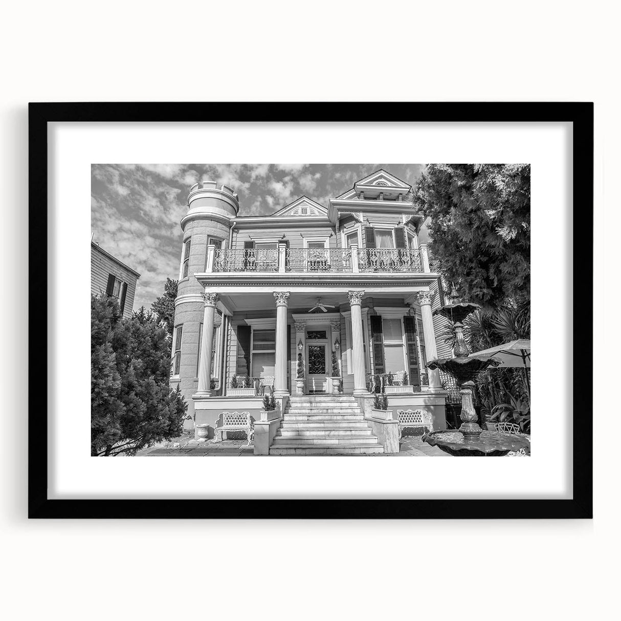 Extra large abstract art print of New Orleans in vibrant, colorful hues on a textured canvas, ideal for living room decor.