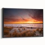 Black and white framed canvas featuring a vintage New Jersey landscape, ideal for bedroom wall art.