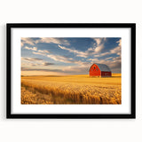 Extra large textured abstract art print featuring colorful, swirling patterns on a framed black mat.