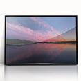 Large abstract wall art depicting Pennsylvania scenery in black and white on a framed acrylic.