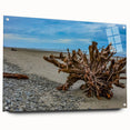 Acrylic print of Olympic National Park with lush greenery and mountains, ideal for dining room decor.