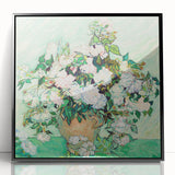 Large abstract wall art in mid-century modernist style.