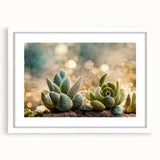 Abstract floral wall art framed in white with a mat, showcasing vibrant colors and intricate designs, ideal for modern home decor and artistic spaces.