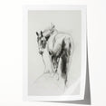 Rolled canvas print showcasing an intricate design of various animals, featuring vibrant colors and detailed illustrations, packaged securely in a cardboard tube for delivery.