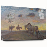 Impressionist Landscape - Evening Landscape by Theodor Philipsen Print