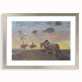 Impressionist Landscape - Evening Landscape by Theodor Philipsen Print