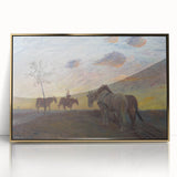 Impressionist Landscape - Evening Landscape by Theodor Philipsen Print