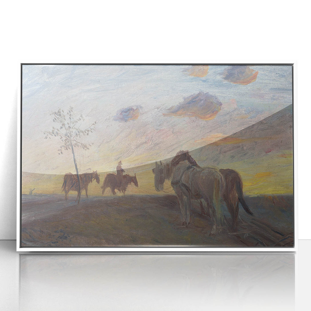 Impressionist Landscape - Evening Landscape by Theodor Philipsen Print
