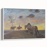 Impressionist Landscape - Evening Landscape by Theodor Philipsen Print