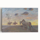Impressionist Landscape - Evening Landscape by Theodor Philipsen Print