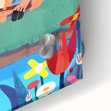 Fishing Boy Adventure - Boys Room Wall Art Kids Wall Art Prints