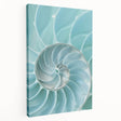Summer-themed stretched canvas with vivid blue and green tones, ideal for kitchen wall art.