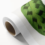 Classic Romantic Era Art: Green Maranta Leaf Illustration Print