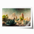 Abstract floral wall art print featuring vibrant colors and intricate designs, showcasing a modern aesthetic ideal for home decor. The rolled canvas is elegantly packaged for optimal protection during shipping, making it a perfect addition to any artistic space.