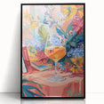 Large abstract wall art in black and white tones, acrylic print framed, ideal for modern living room decor.