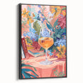 Black and white vintage poster art of a landscape on framed canvas, suitable for bedroom decor.