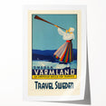 Retro Sweden Travel Poster – Vintage Värmland Art Print