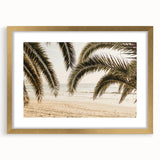 Extra large abstract art print with textured gold and blue tones on a framed canvas, ideal for living room decor.