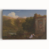 Famous Romantic Era Art: "Il Penseroso" Landscape by Thomas Cole