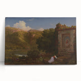 Famous Romantic Era Art: "Il Penseroso" Landscape by Thomas Cole