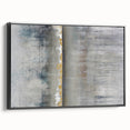 Abstract landscape wall art featuring vibrant colors in a framed canvas design, showcasing a black side view that enhances its modern aesthetic. Perfect for contemporary home decor.