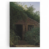 Romantic Art Prints: "An Overgrown Mineshaft" by Carl Gustav Carus