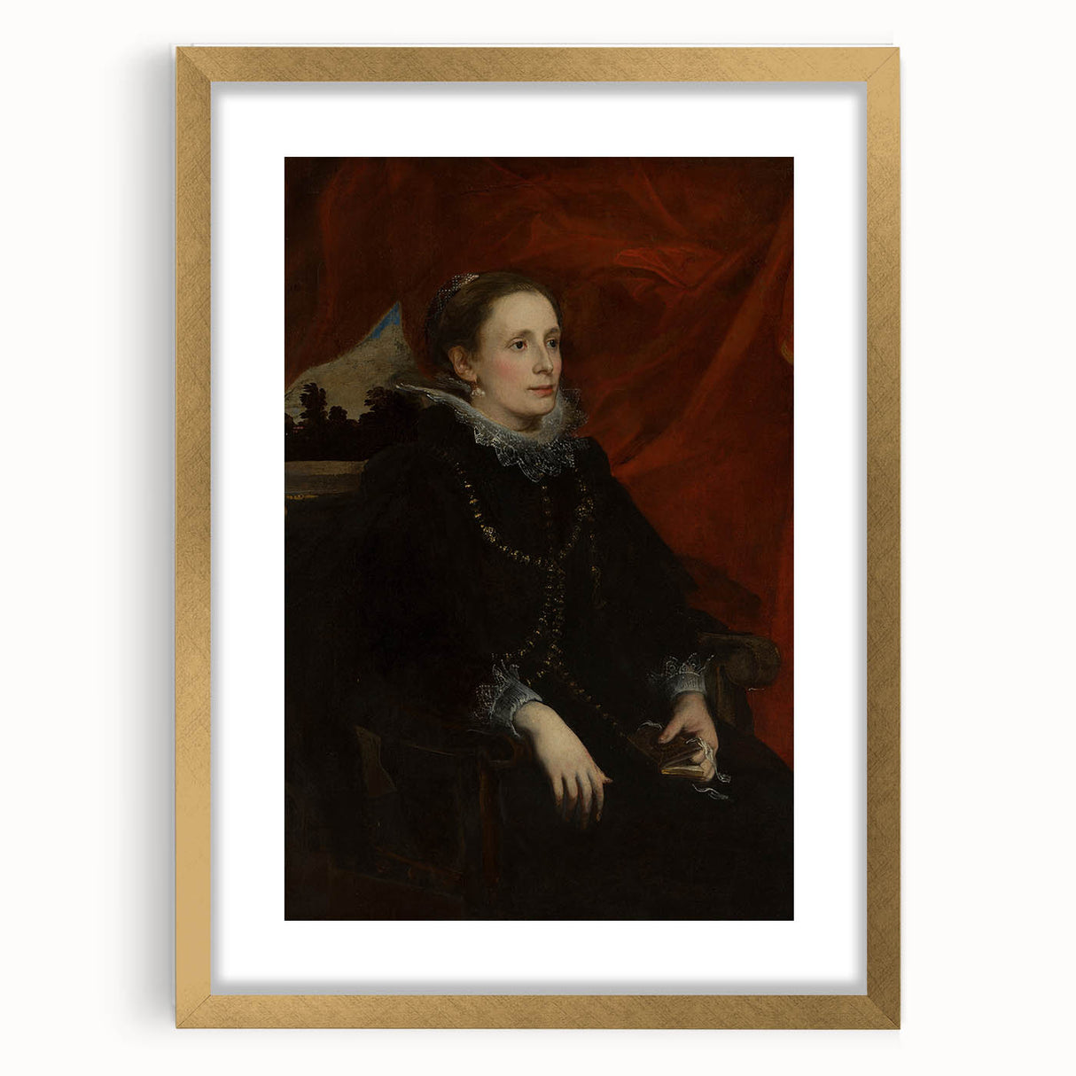 Baroque Art Print – Elegant Antique Art for Historical Décor