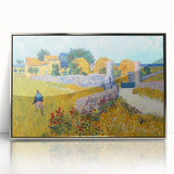 Impressionist Landscape - Farmhouse in Provence by Vincent van Gogh Print