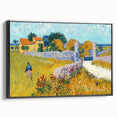 Impressionist Landscape - Farmhouse in Provence by Vincent van Gogh Print