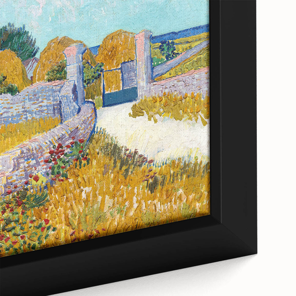 Impressionist Landscape - Farmhouse in Provence by Vincent van Gogh Print