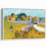 Impressionist Landscape - Farmhouse in Provence by Vincent van Gogh Print