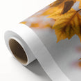 Art deco poster featuring a fall-themed design with warm orange and brown tones on rolled canvas, ideal for nursery wall art.