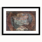 Abstract Child Portrait - Modern Wall Art with Earthy Tones and Texture