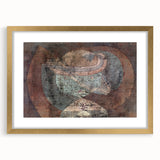 Abstract Child Portrait - Modern Wall Art with Earthy Tones and Texture
