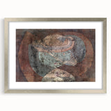 Abstract Child Portrait - Modern Wall Art with Earthy Tones and Texture