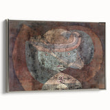 Abstract Child Portrait - Modern Wall Art with Earthy Tones and Texture