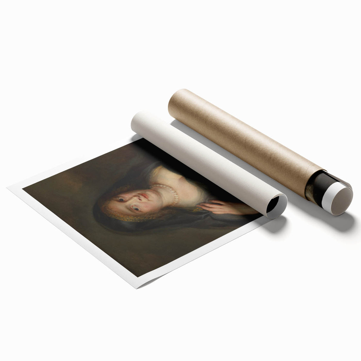Rococo Art Print – Detailed Antique Art for Classic Décor