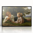 Classical Realism Painting - Temptation (1880) Realism Art Canvas Print
