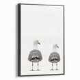 Black and white framed canvas featuring a vintage landscape painting, ideal for bedroom wall decor.