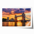 Landscape bridge rolled print showcasing a vibrant, detailed depiction of a serene natural scene, expertly crafted with rich colors and textures, perfect for home decor.