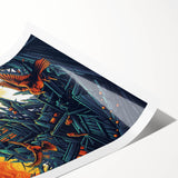 Foo Fighters Retro Wall Art - Vintage Prints & Concert Poster