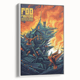Foo Fighters Retro Wall Art - Vintage Prints & Concert Poster