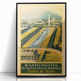 Vintage Washington Travel Poster - Retro Wall Art Print