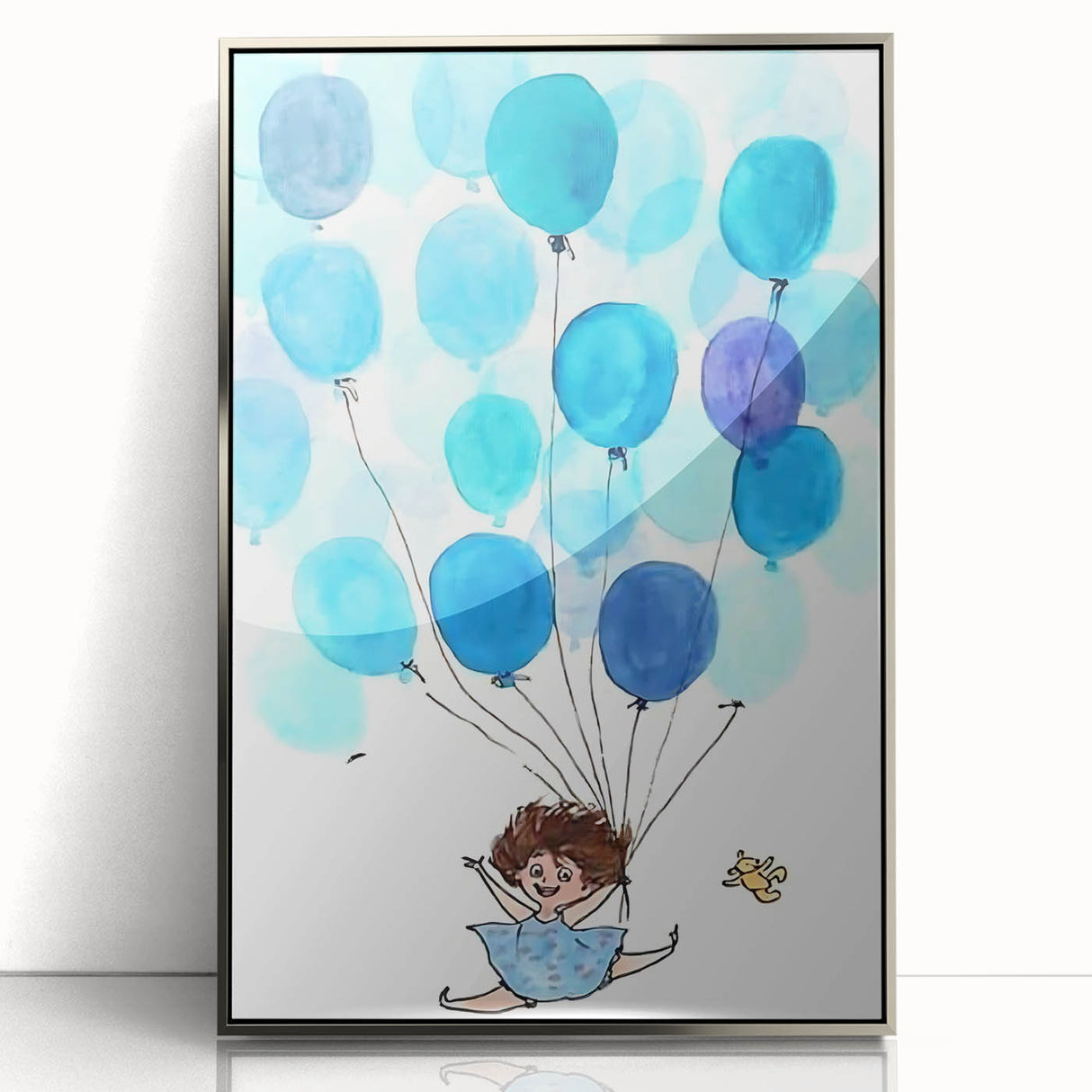 Up in the Sky - Kids Wall Art Prints Boys Room Wall Art