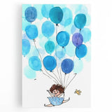 Up in the Sky - Kids Wall Art Prints Boys Room Wall Art