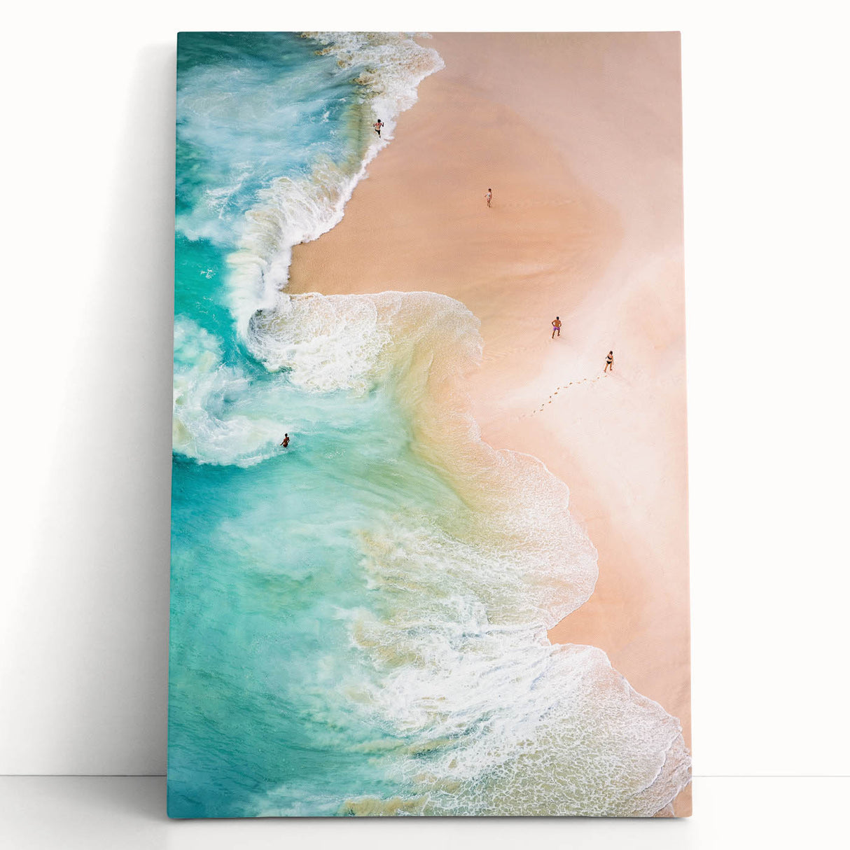 Large black and white abstract canvas depicting dynamic brush strokes, ideal for kitchen wall art or bedroom ambiance.