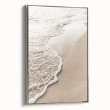 Landscape art painting on framed canvas featuring a vintage-style colorful scene against a black background.